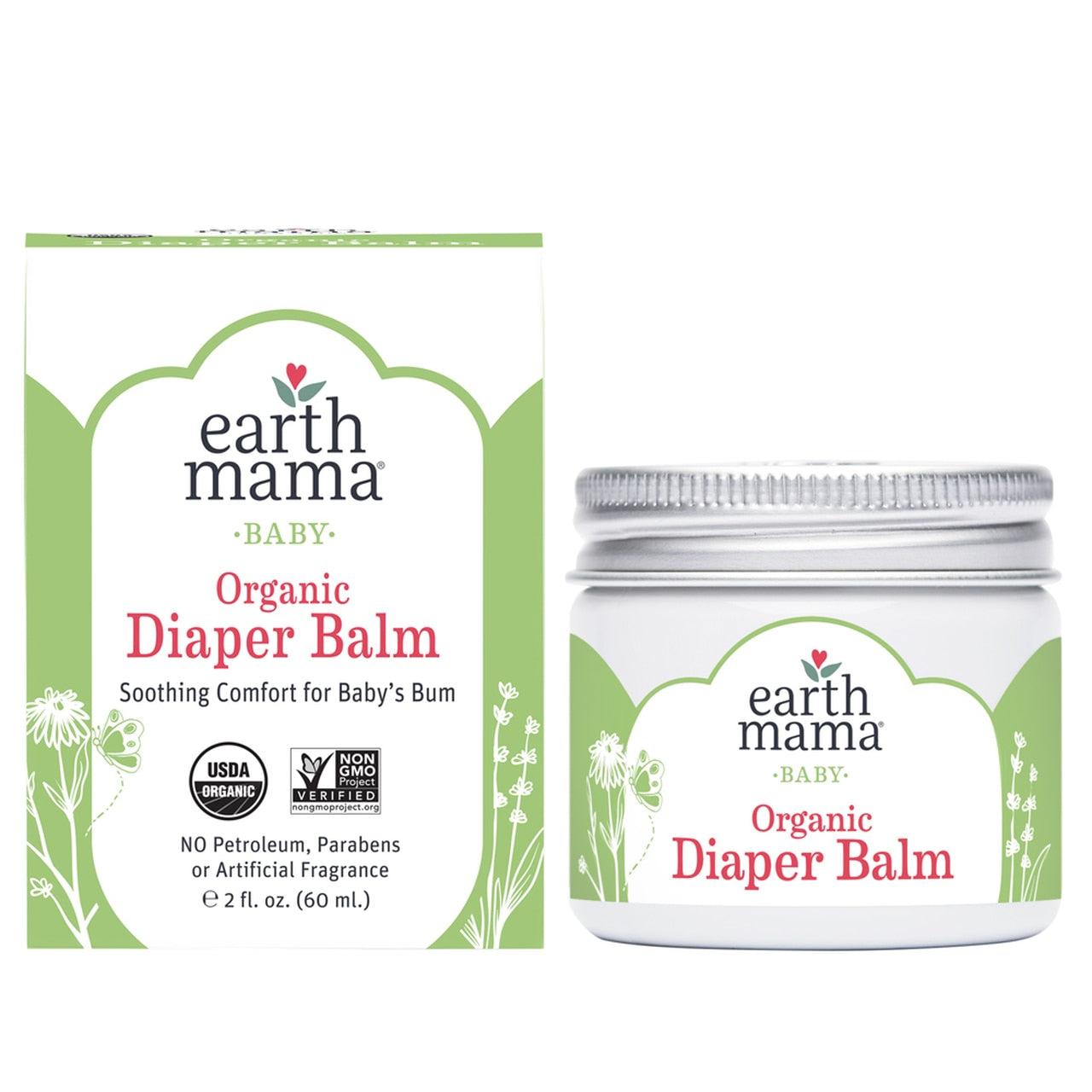 Earth mama, baume pour couche bébé bio - Earth mama