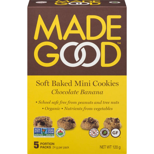 Soft Baked Mini Cookies Choco-banane - Made Good