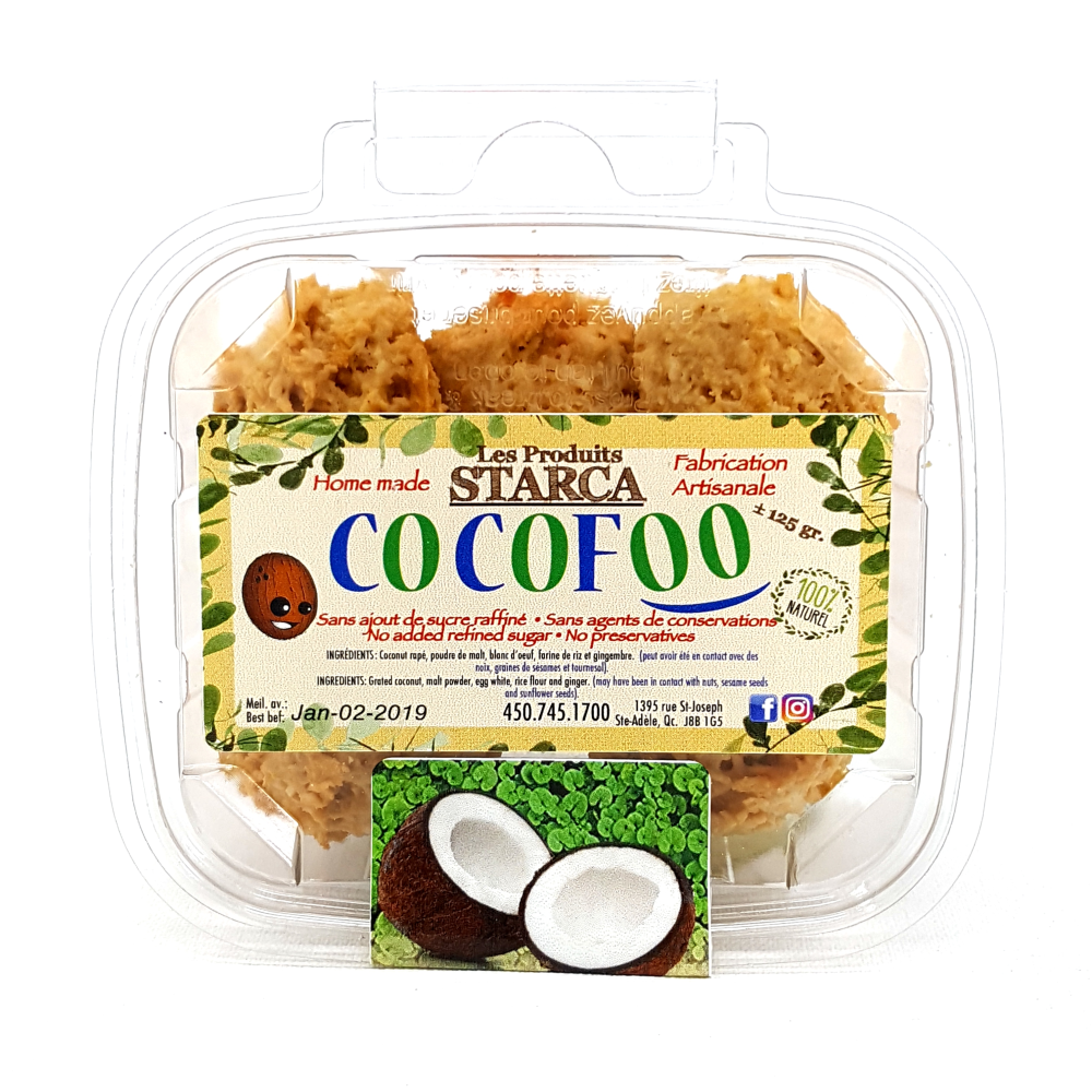 Biscuits à la noix de coco rapée - Les Produits Starca
