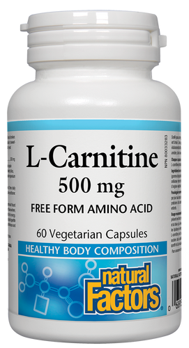 L-Carnitine 500 mg - Natural Factors
