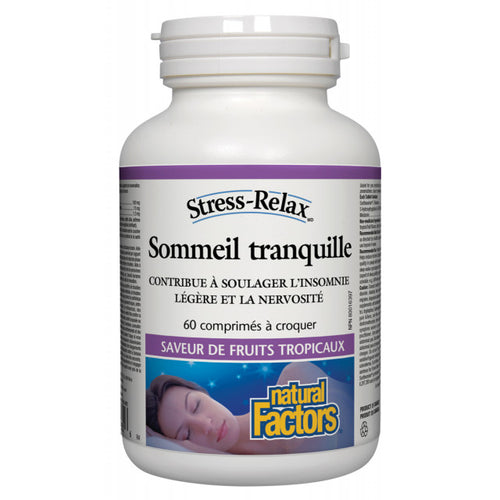 Stress-Relax sommeil tranquille aux fruits tropicaux - Natural Factors