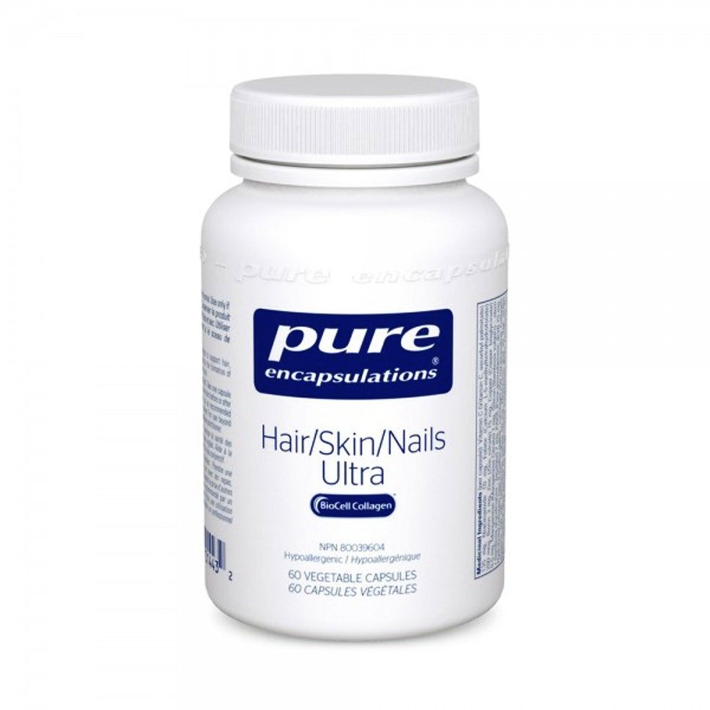 Supplément entretien pour cheveux, peau et ongles - Pure Encapsulations