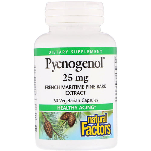 Pycnogénol, extrait d’écorce de pin 25 mg - Natural Factors