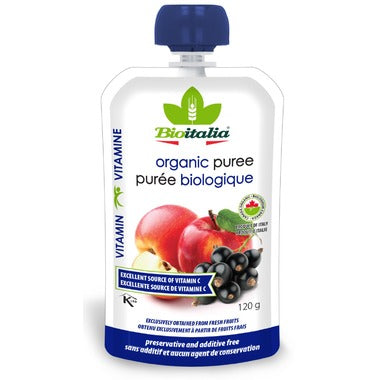 Purée bio au mélange de fruits frais - BioItalia