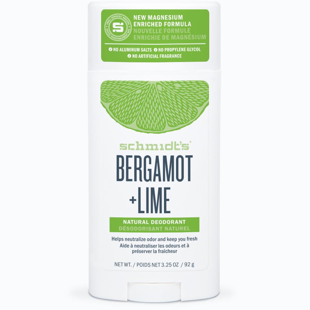 Schmidt's déodorant naturel bergamote et lime - Schmidt's