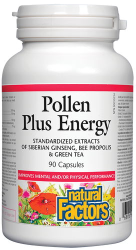 Pollen plus énergie - Natural Factors