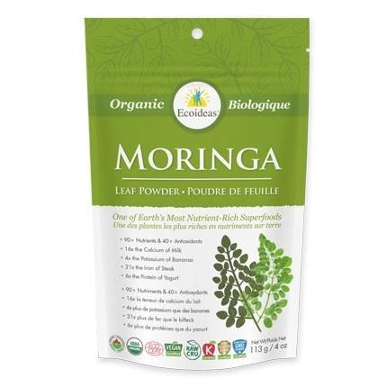 Poudre de feuille de Moringa  biologique - Ecoideas
