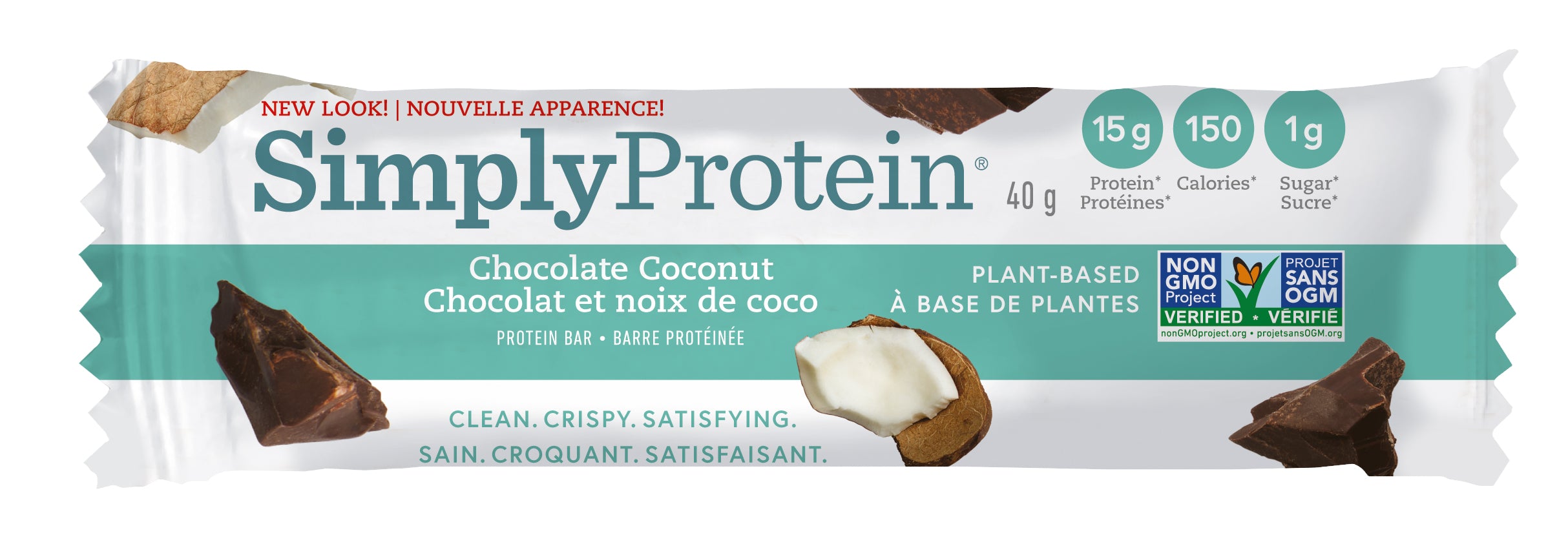 Barre protéinée au chocolat et noix de coco - Simply Protein