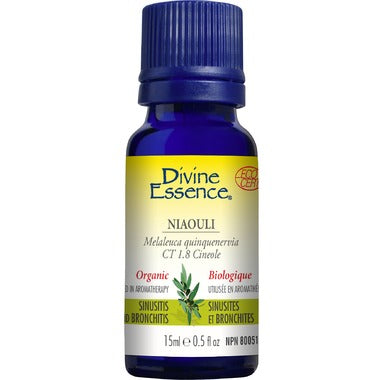 Divine essence, extrait d'huile essentielle niaouli sauvage bio - Divine essence