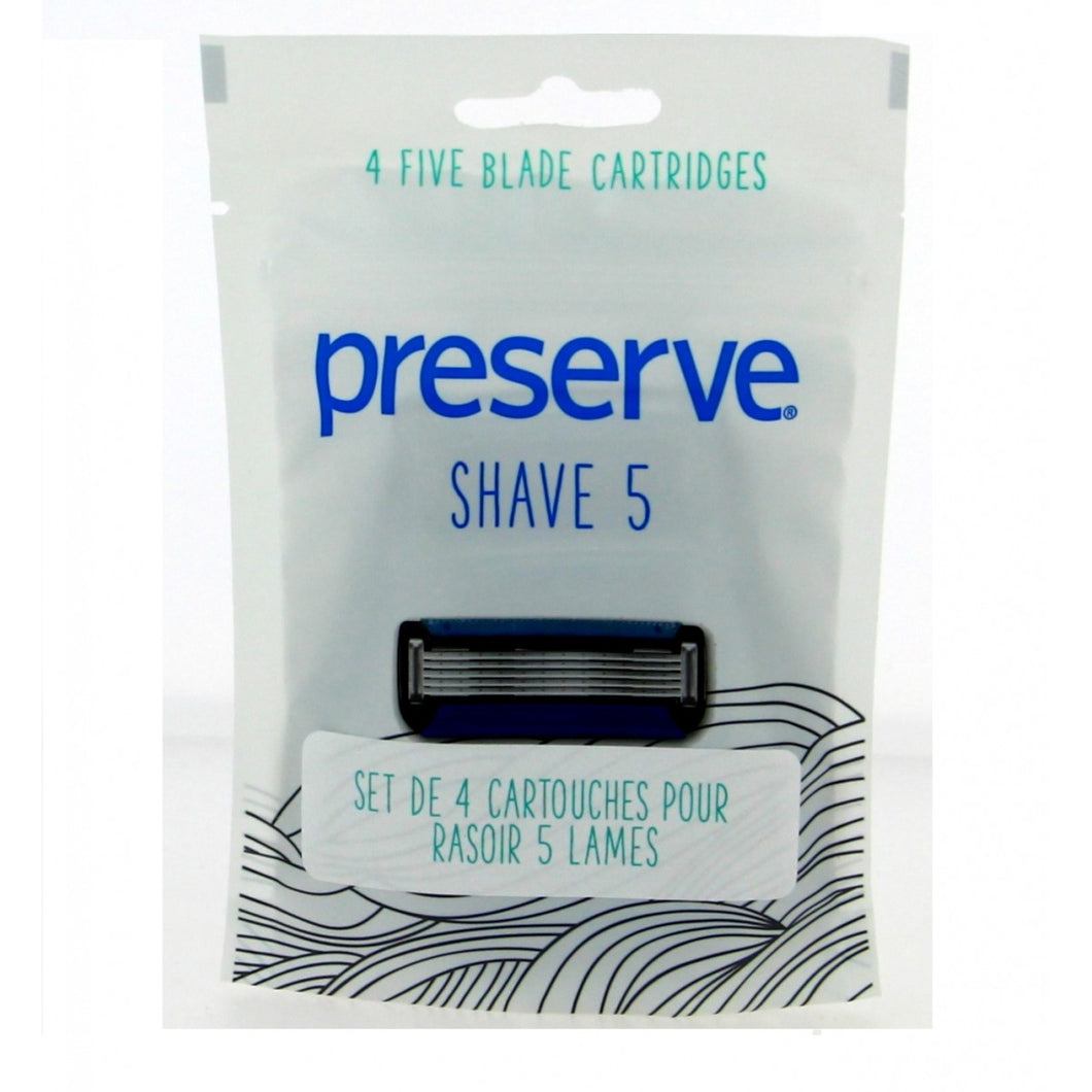Set de 4 cartouches pour rasoir - Preserve shave 5
