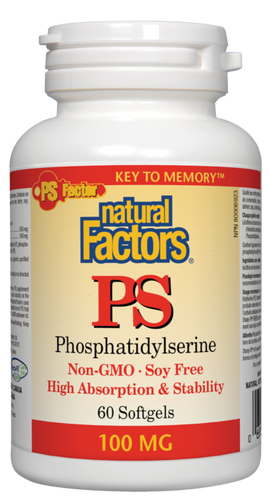 Phosphatidylsérine (PS) - Natural Factors