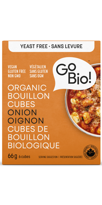 Cube de bouillon bio d’oignons - Go Bio