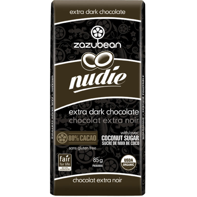 Chocolat extra noir vegan 80 % de cacao - Zazubean