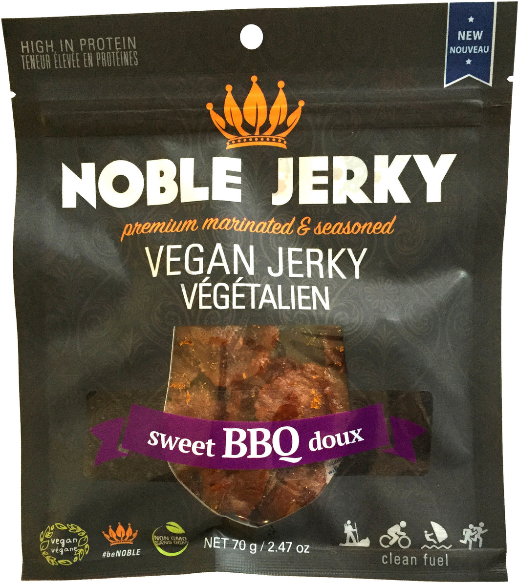Jerky vegan saveur barbecue doux - Noble Jerky
