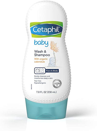 Cetaphil, gel nettoyant et shampooing pour bébé - Cetaphil