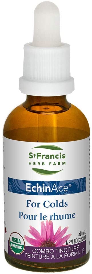 St Francis Herb Farm - EchinAce (toux+rhume) (teinture) - St Francis Herb Farm
