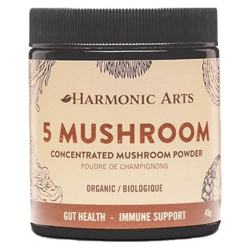 Poudre de champignons - 5 Mushroom (biologique) - Harmonic Arts