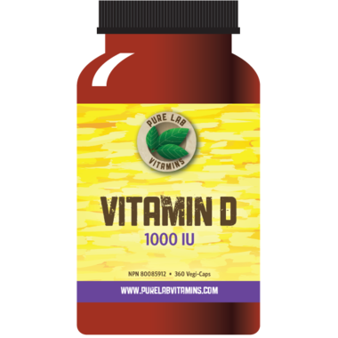 Vitamine D3 1000 IU - Pure Lab Vitamins
