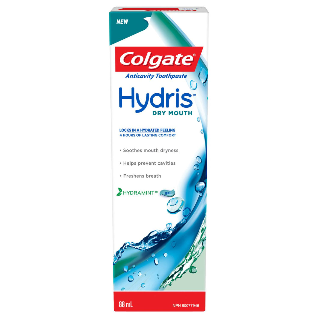 Colgate hydris, dentifrice anticarie pour bouche sèche - Colgate
