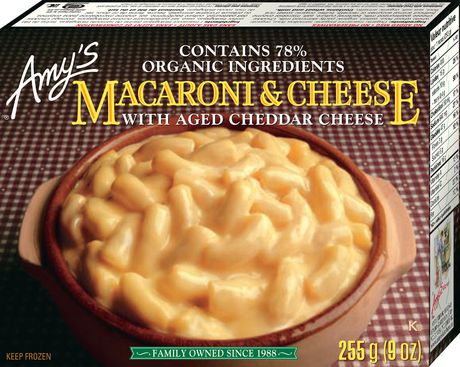 Macaroni & cheese with ages cheddar cheese - Amy’s