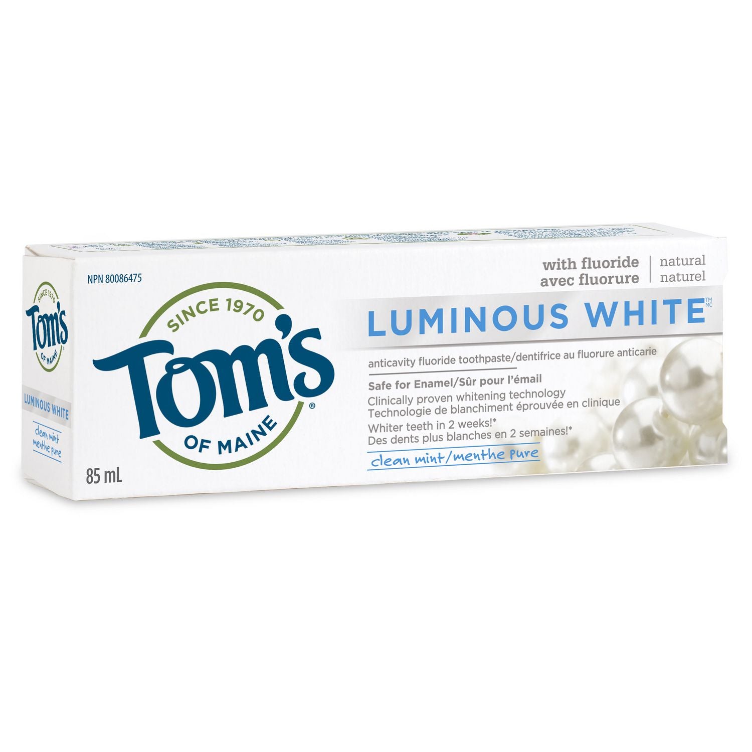 Tom's of maine, dentifrice naturel blanchissant - Tom's of maine