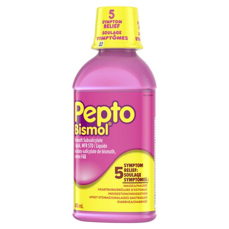 Pepto bismol liquide large, soulagement nausée, indigestion, diarrhée - Pepto Bismol