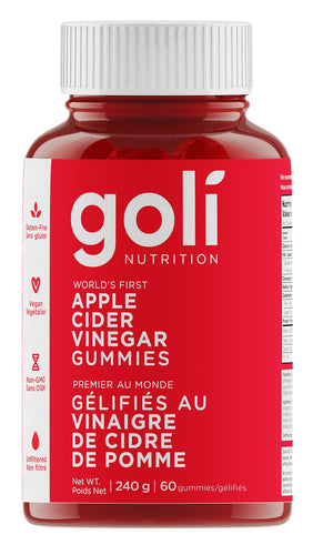 Gélifiés au vinaigre de cidre de pomme - Goli Nutrition