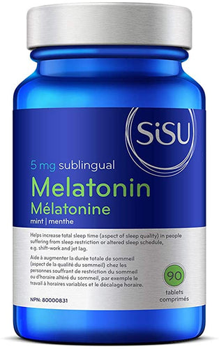 5 mg Sulblingual, mélatonine menthe - Sisu