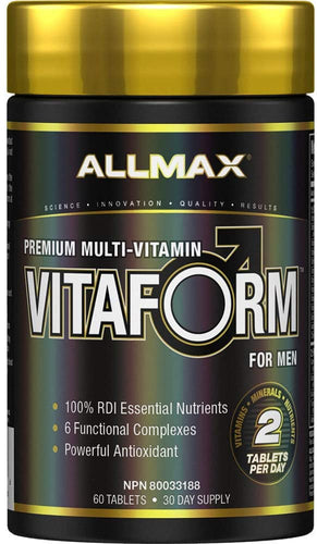 Multivitamine pour homme VitaForm  - 60 capsules - AllMax Nutrition