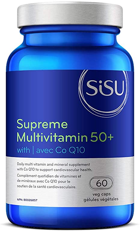 Multivitamine 50+ suprême avec Co Q10 pour le soutien de la santé Cardiovasculaire - Sisu