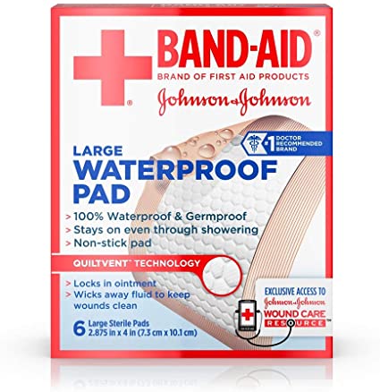 Compresses imperméables - Band-Aid Johnson & Johnson