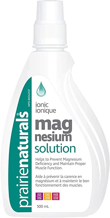 Solution ionique de magnésium aide à prévenir la carence - Prairie Naturals