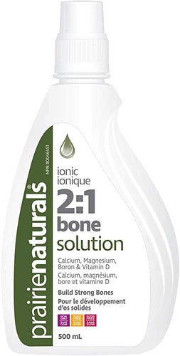 Solution ionique 2:1 pour le développement solide des os - Prairie Naturals