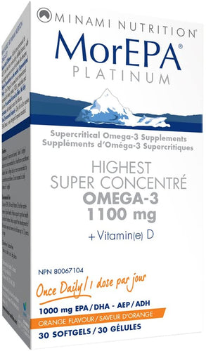 MorEPA Platinum - Saveur d'orange - Minami Nutrition