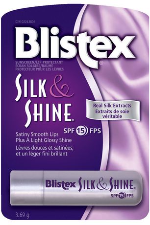 Écran solaire/ Protecteur pour les lèvres douces et satinées et un léger fini brillant - Blistex Silk & Shine