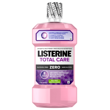Listerine, rince bouche soins complet, sans alcool - Listerine