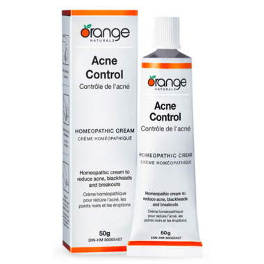 Crème homéopathique contrôle l’acné - Orange naturals