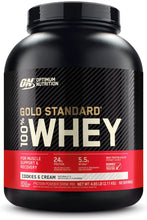 Charger l&#39;image dans la galerie, Protéine de lait whey  gold standard - 2.27 kg, 73 portions - Optimum Nutrition
