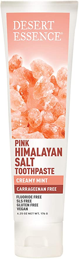 Dentifrice végan au sel rose de l’himalaya - Desert Essence