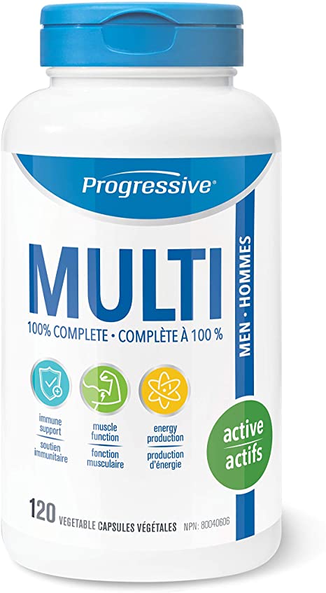 Multi vitamines complète pour hommes - Progressive