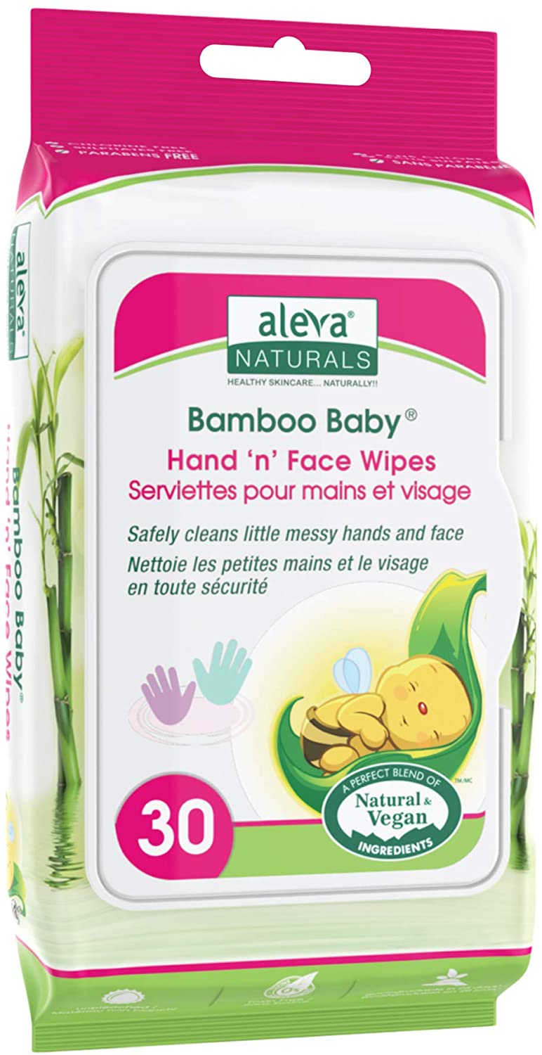 Aleva naturals, serviettes pour mains et visage pour bébé - Avela naturals