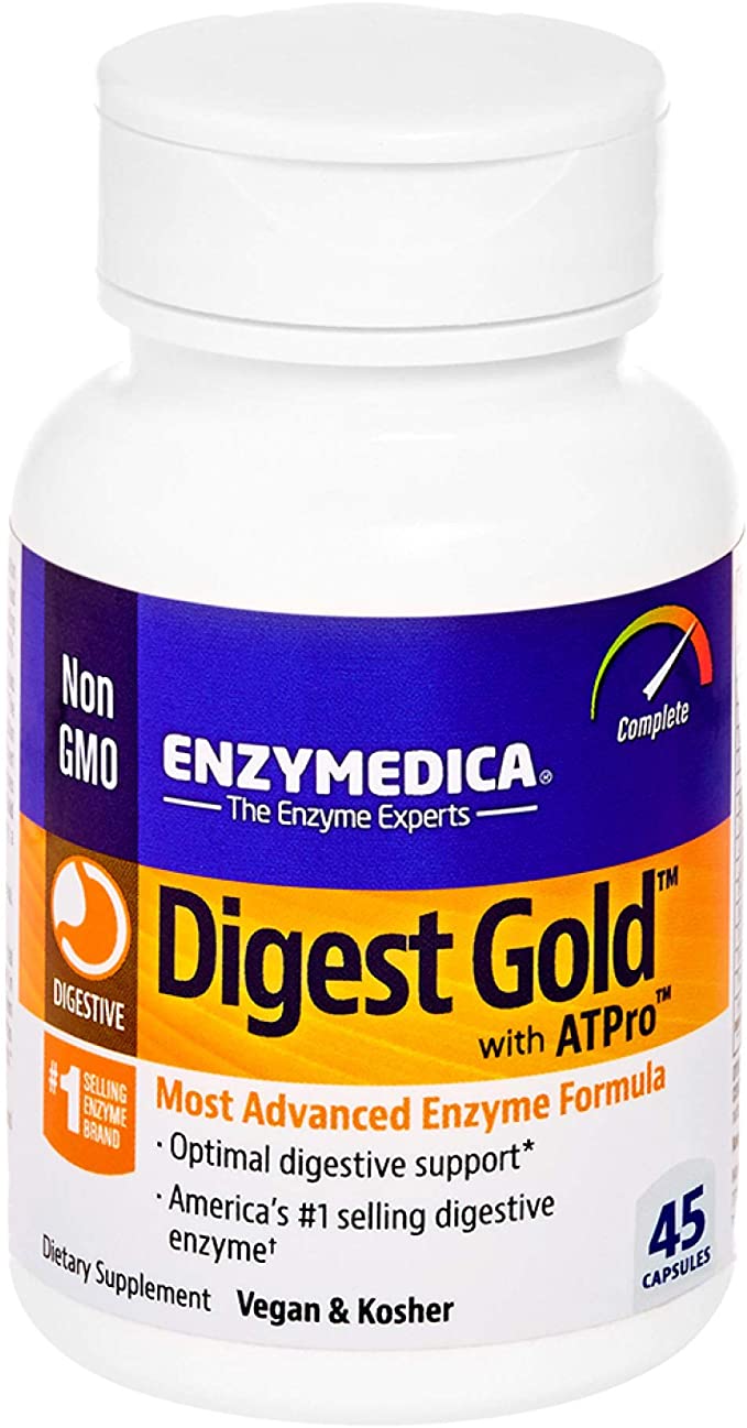Digest Gold facilite la dégradation et l’absorption des nutriments - Enzymedica