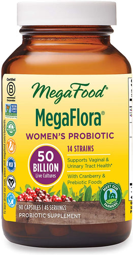 Megaflora probiotique pour femme 50 milliards - MegaFood
