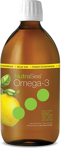NutraSea Oméga-3 AEP élevé - Saveur de citron - Nature's Way