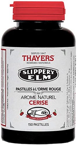 Pastilles Slippery Elm à l’orme rouge (cerise) - Thayers