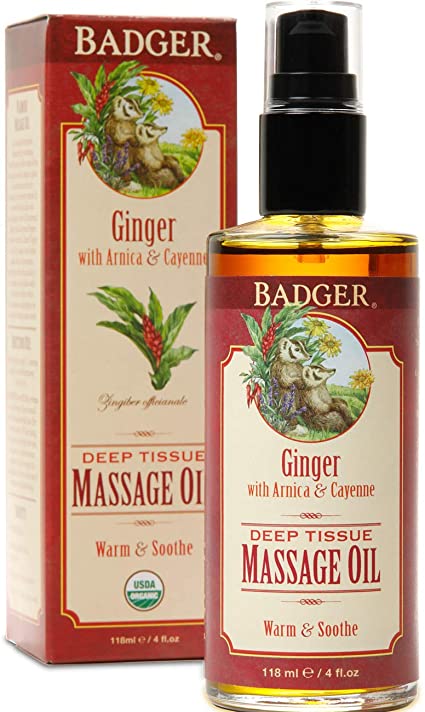 Huile de massage au gingembre - Badger