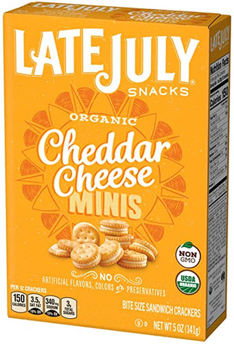 Crackers au cheddar - Late July Snacks