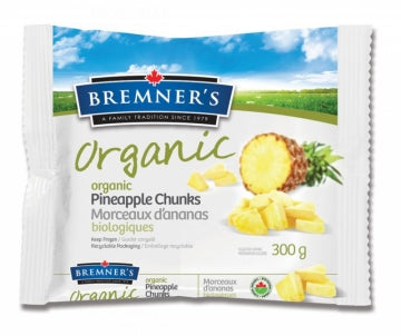 Morceaux d’ananas biologiques surgelés - Bremner’s