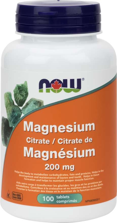 Citrate de magnésium - Now Foods