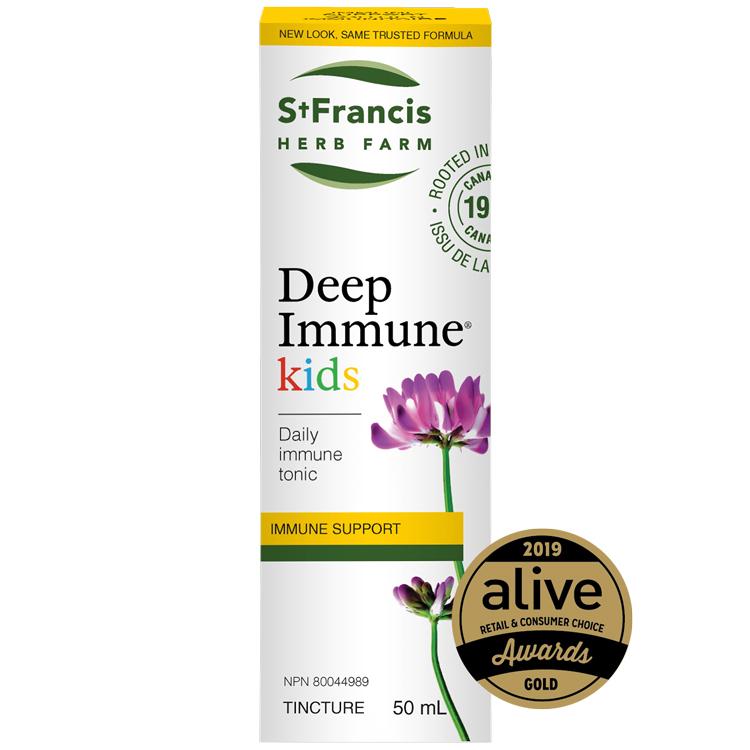 Deep Immune sans Lucorice, tonique immunitaire quotidien, soutien immunitaire - St francis Herb Farm